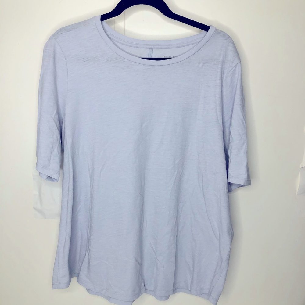 Eileen Fisher 100% Organic Cotton tee 1X